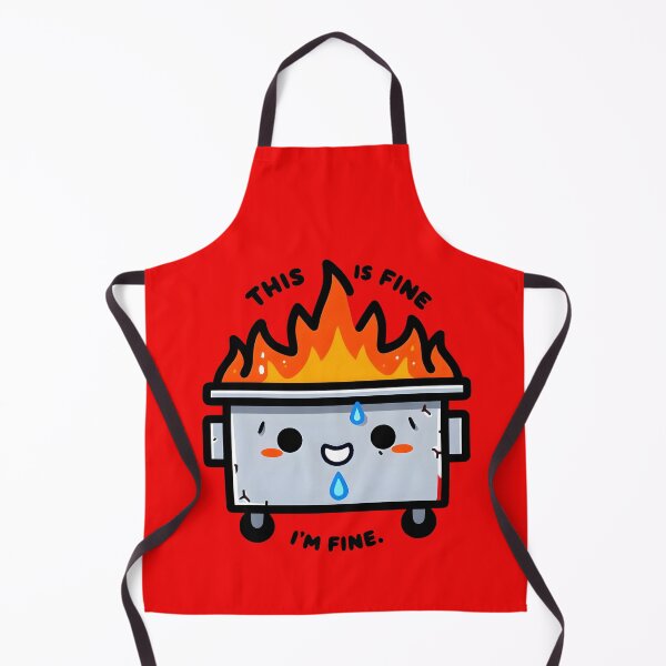 Item preview, Dumpster Fire, This Is Fine- I'm Fine designed and sold by SomniferumWars.