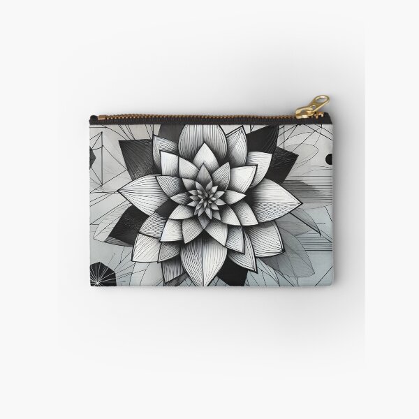 Item preview, Black and White Abstract Floral  designed and sold by GraphicsClub.