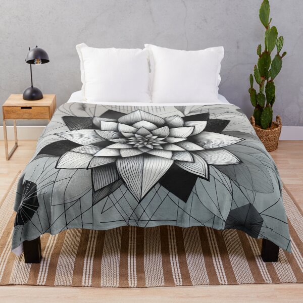 Item preview, Black and White Abstract Floral  designed and sold by GraphicsClub.
