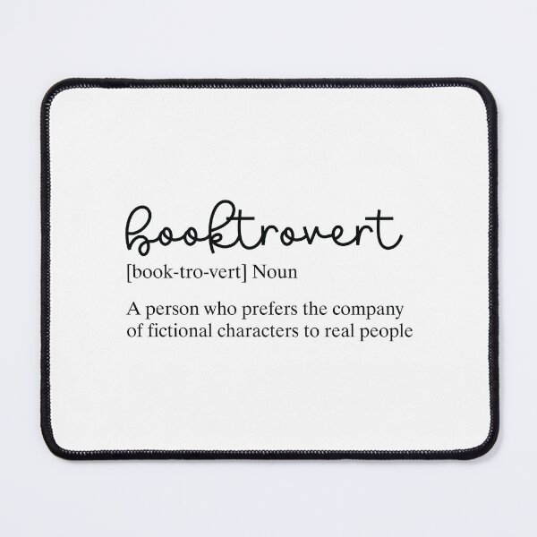 Item preview, booktrovert - noun - dictionary - white designed and sold by Dominika Farkašová.