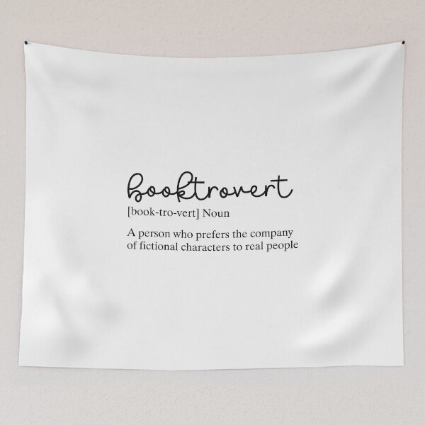Item preview, booktrovert - noun - dictionary - white designed and sold by Dominika Farkašová.