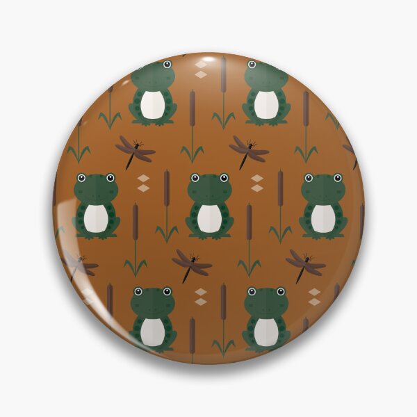 Item preview, Frogs on brown designed and sold by reneesillus.