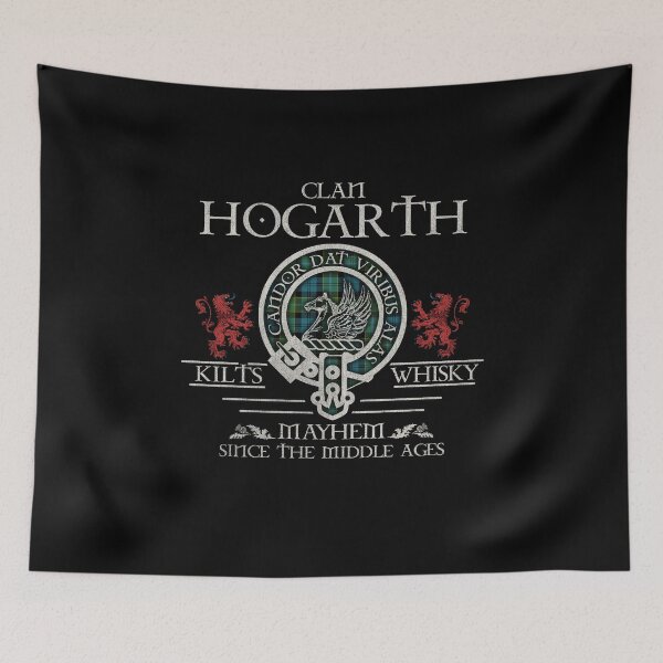 Item preview, Clan Hogarth tartan crest family reunion Highland Games designed and sold by Clan1093.