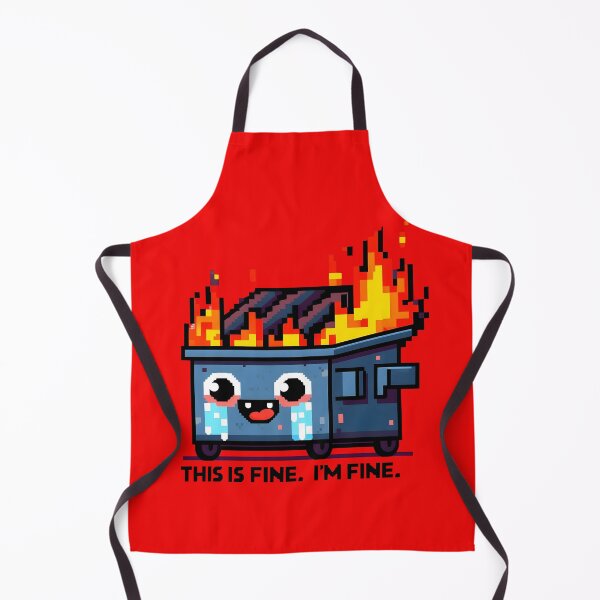 Item preview, Dumpster Fire, This Is Fine- I'm Fine designed and sold by SomniferumWars.