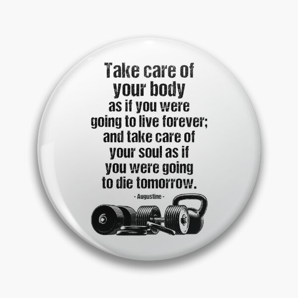 Item preview, Motivational Gym Quote Care For Body & Soul Fitness Training designed and sold by GrandeDuc.