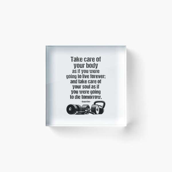 Item preview, Motivational Gym Quote Care For Body & Soul Fitness Training designed and sold by GrandeDuc.