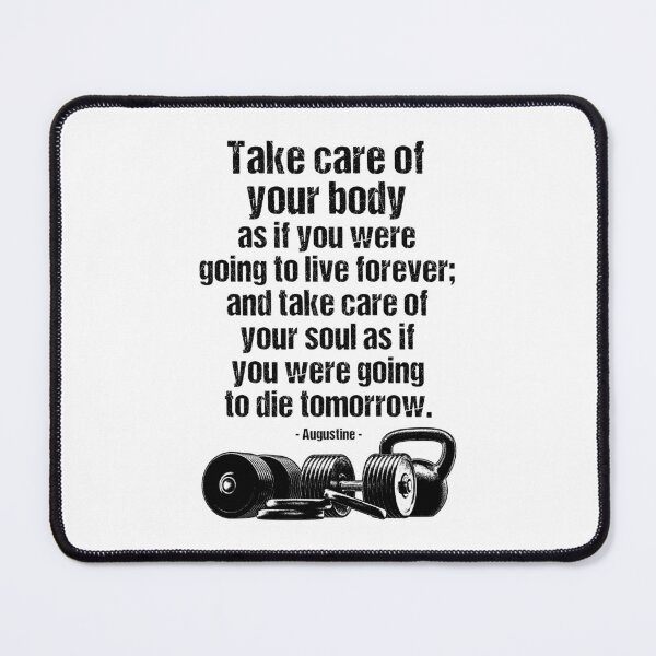Item preview, Motivational Gym Quote Care For Body & Soul Fitness Training designed and sold by GrandeDuc.