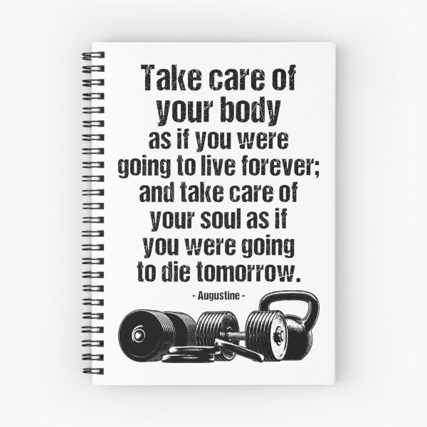 Item preview, Motivational Gym Quote Care For Body & Soul Fitness Training designed and sold by GrandeDuc.