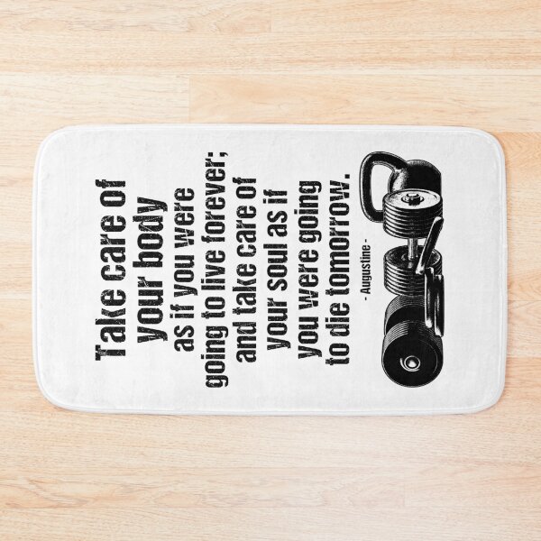 Item preview, Motivational Gym Quote Care For Body & Soul Fitness Training designed and sold by GrandeDuc.
