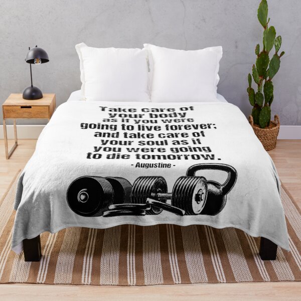 Item preview, Motivational Gym Quote Care For Body & Soul Fitness Training designed and sold by GrandeDuc.