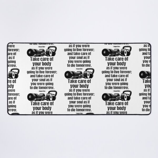 Item preview, Motivational Gym Quote Care For Body & Soul Fitness Training designed and sold by GrandeDuc.