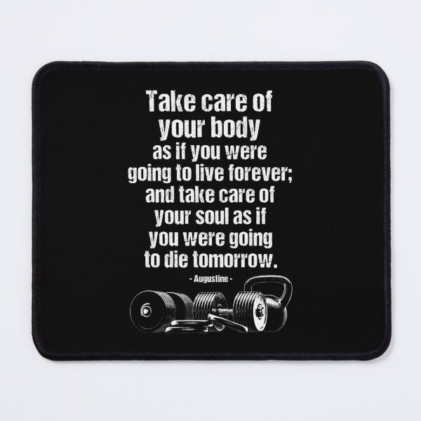Item preview, Motivational Gym Quote Care For Body & Soul Fitness Training designed and sold by GrandeDuc.
