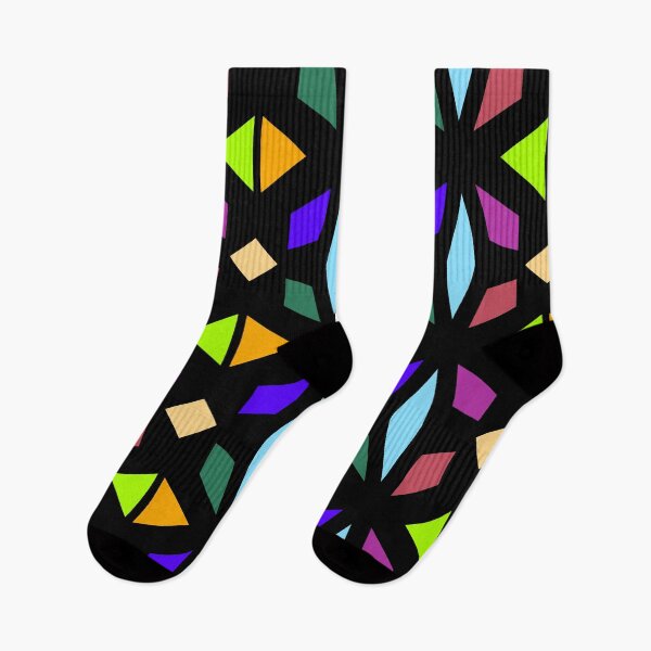 Item preview, Funky Modern Stained Glass Pattern designed and sold by Leufia.