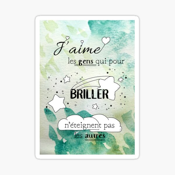 Item preview, Illustrated and watercolor quote: shine designed and sold by GribouillStreet.