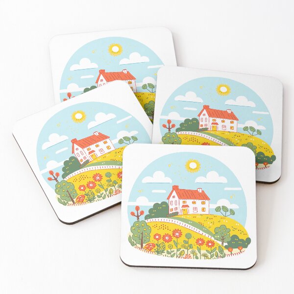 Item preview, Village house with field designed and sold by xiao xuans.