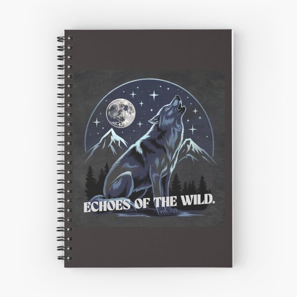 Artikelvorschau, Echoes of the Wild - Einsames Wolfsgeheul entworfen und verkauft von UrbanPopDesigns.