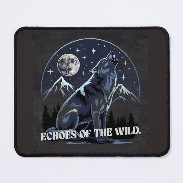 Item preview, Echoes of the Wild - Lonely Wolf Howling designed and sold by UrbanPopDesigns.