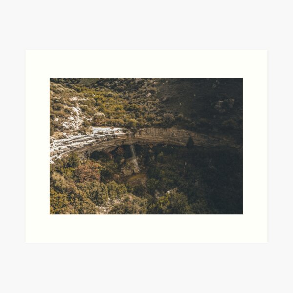 The Mystical Waterfall - Prastio Avdimou Art Print