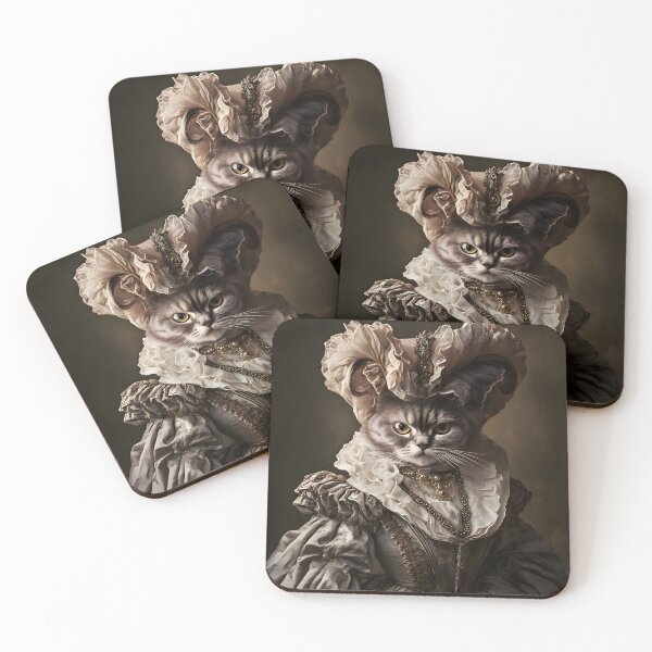 Item preview, Lady Whiskerton: The Aristocratic Cat designed and sold by AI-Only Creations.