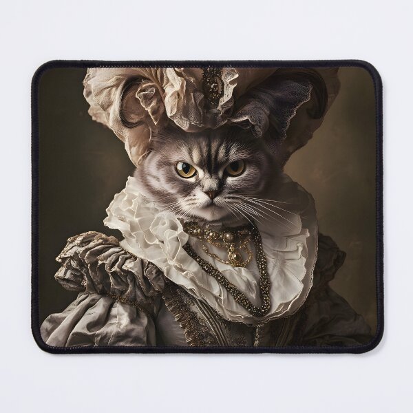 Item preview, Lady Whiskerton: The Aristocratic Cat designed and sold by AI-Only Creations.