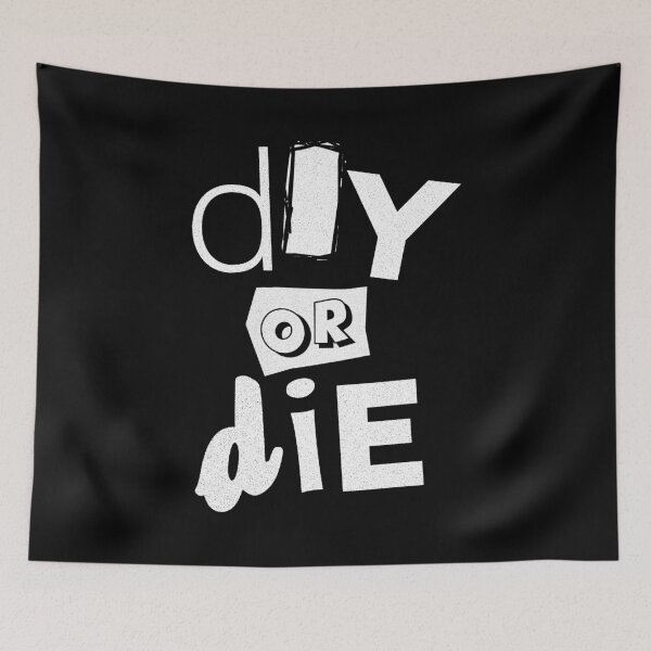 Item preview, DIY or Die – Classic Punk Slogan Design designed and sold by Boogosh.