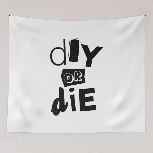 Item preview, DIY or Die – Authentic Punk Rock Slogan designed and sold by Boogosh.