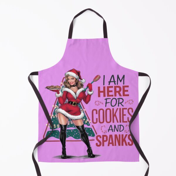 Item preview, I'm here for cookies and spanks Christmas theme designed and sold by BugiDesignArt.