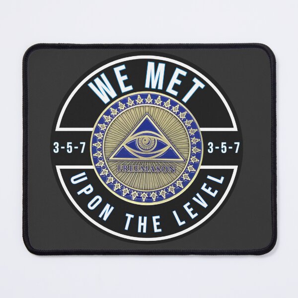 Item preview, Freemason we met upon the level designed and sold by historyandmore.