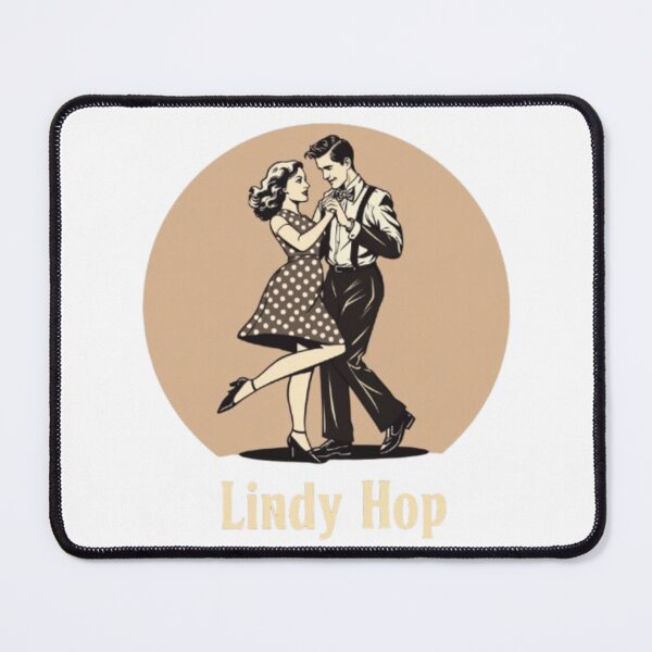 Item preview, Vintage Lindy Hop Dance Couple Retro Design designed and sold by emanuele6698.