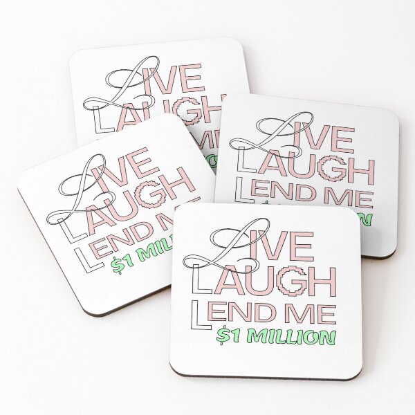 Item preview, Live, Laugh, Lend Me $1 Million designed and sold by brekotadesign.