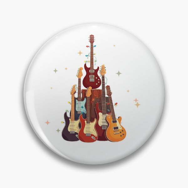 Item preview, Cool Guitar Christmas Tree Guitar Lovers Christmas Tree T-Shirt Essential T-Shirt designed and sold by AFRUKSOODJAI.
