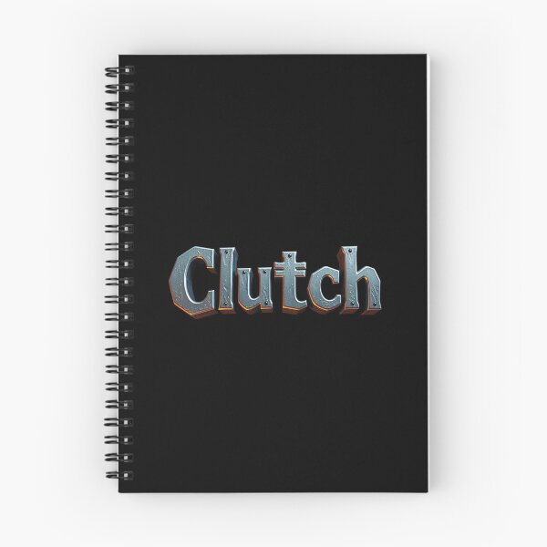 Item preview, Clutch, Band Name, Metallic Fan Art designed and sold by Burn-Ego.
