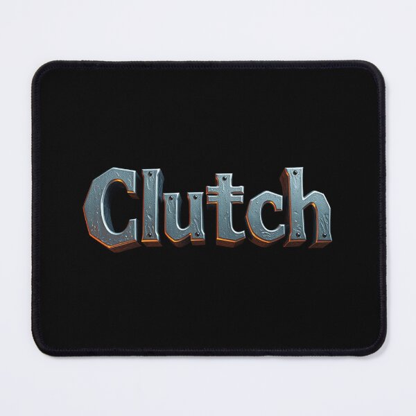 Item preview, Clutch, Band Name, Metallic Fan Art designed and sold by Burn-Ego.