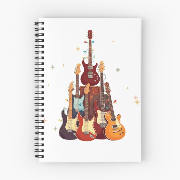 Item preview, Cool Guitar Christmas Tree Guitar Lovers Christmas Tree T-Shirt Essential T-Shirt designed and sold by AFRUKSOODJAI.