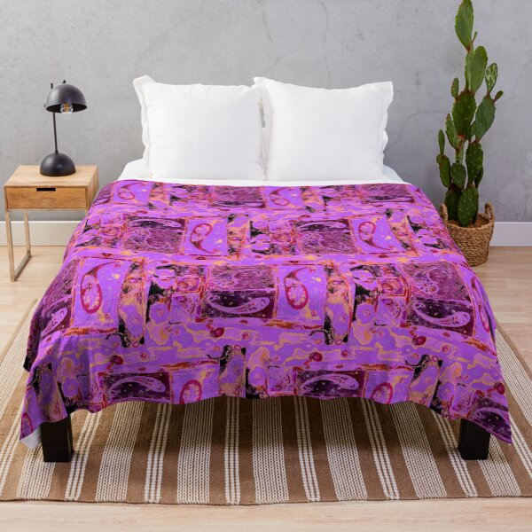 Item preview, ancient purple peeling paint in paisley designed and sold by Nickdavisinghe.