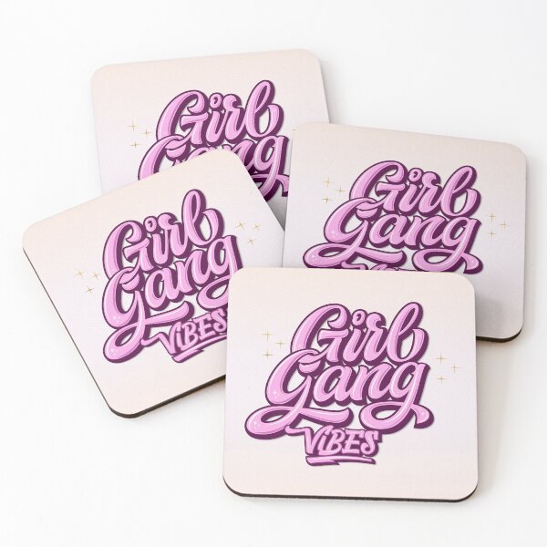 Item preview, Girl gang vibes. Girl power. Women power. Urban, cool, tough, pretty in pink designed and sold by Sandra Brezina.