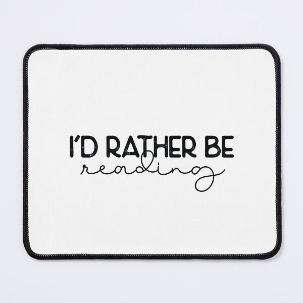 Item preview, I´d rather be reading - white designed and sold by Dominika Farkašová.