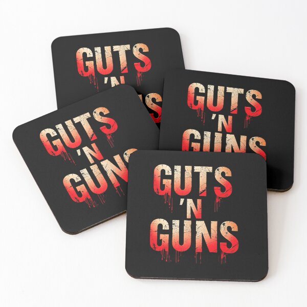 Item preview, Guts n Guns, Blood Drip, Violent, Dark Humor designed and sold by Burn-Ego.