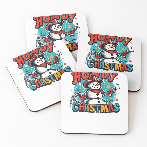 Item preview, Howdy Christmas Western Cowboy Snowman Classic T-Shirt  designed and sold by inkfluenceart.