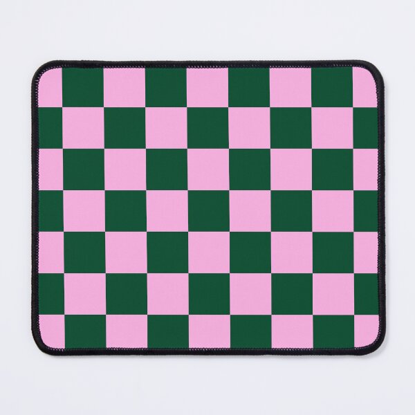 Item preview, Pink and Green Checkerboard Grid designed and sold by OneThreeSix.