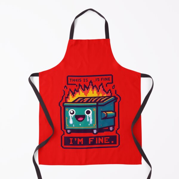 Item preview, Dumpster Fire, This Is Fine- I'm Fine designed and sold by SomniferumWars.