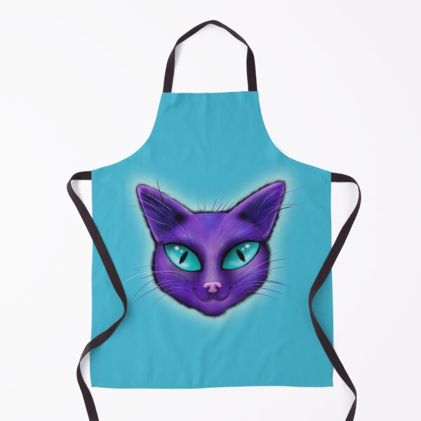 Item preview, Purple cat portrait designed and sold by Bwiselizzy.