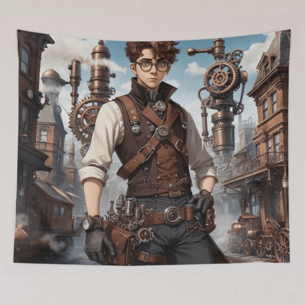 Item preview, Chico inventor steampunk designed and sold by EDigitalStore.