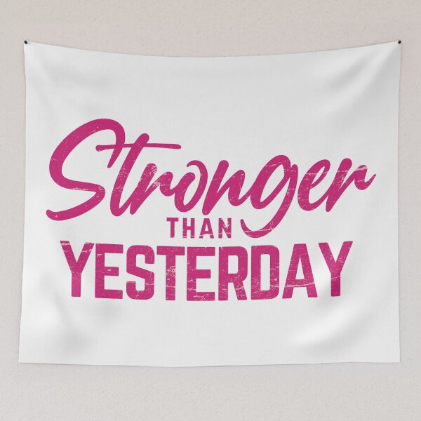 Item preview, Stronger Than Yesterday designed and sold by HowToCanadian.