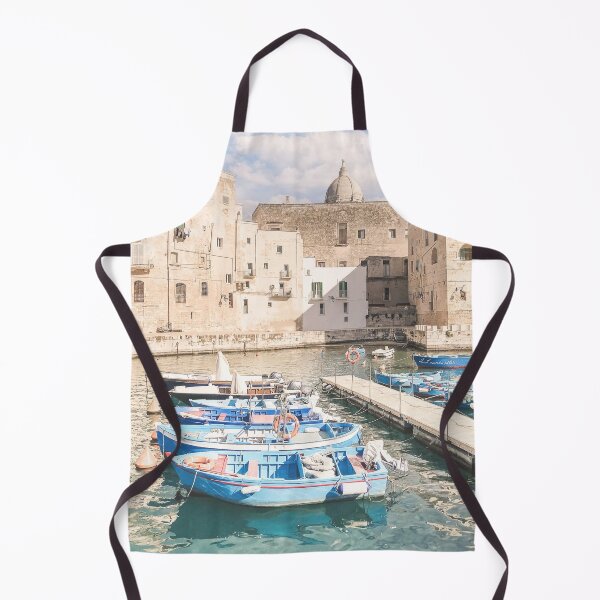 Item preview, Puglia, Italy | Photography of picturesque port of Monopoli fishing village with crystal blue waters designed and sold by Julie Travel Photography.