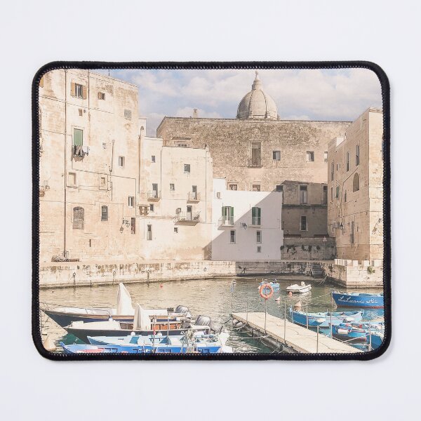 Item preview, Puglia, Italy | Photography of picturesque port of Monopoli fishing village with crystal blue waters designed and sold by Julie Travel Photography.