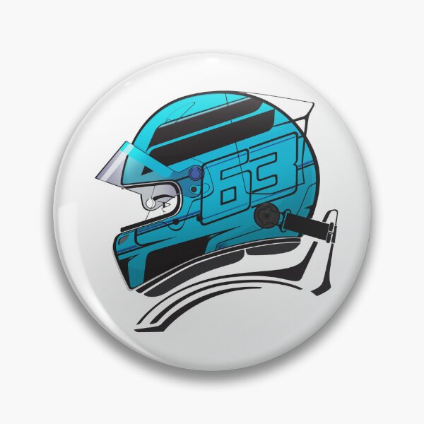 Item preview, George Russell 2024 Helmet designed and sold by SpeedyHeros.