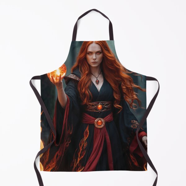 Item preview, Ancient Sorceress with Fiery Powers designed and sold by EDigitalStore.