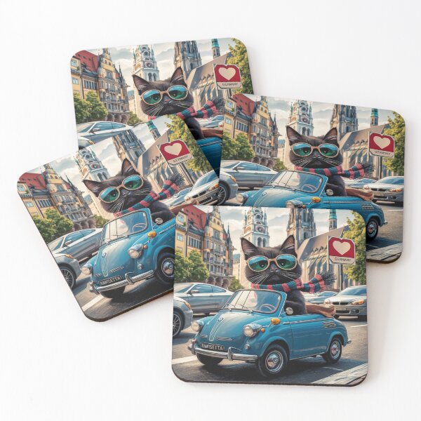 Item preview, Cat on tour - I love Germany! - Munich designed and sold by lavka-xd.