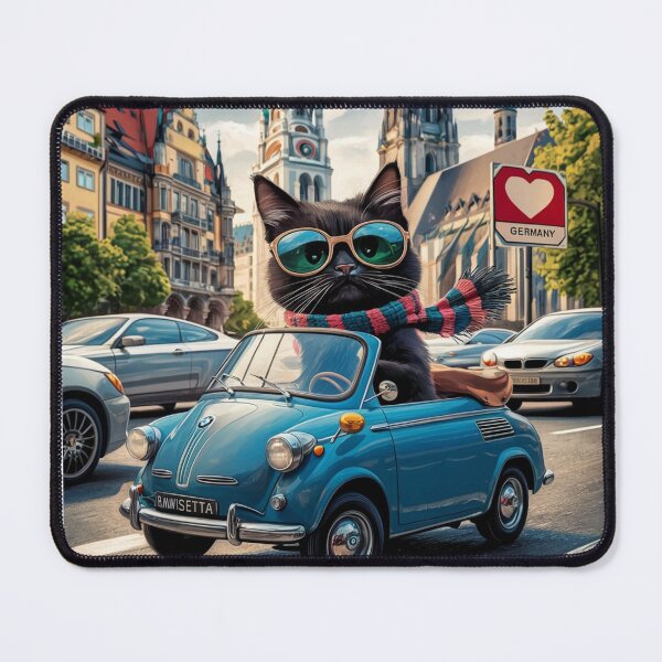 Item preview, Cat on tour - I love Germany! - Munich designed and sold by lavka-xd.